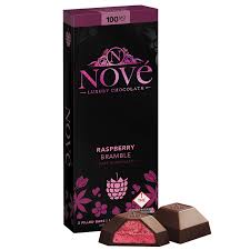 Photograph of product: Nove | Dark Chocolate | Raspberry Bramble 100mg