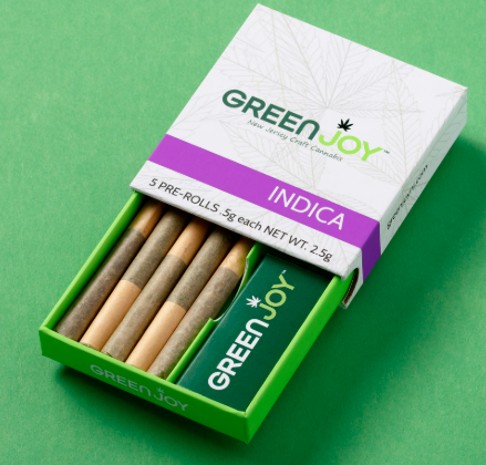 Photograph of product: Green Joy - Purple Punch - /5pk - Pre-rolls