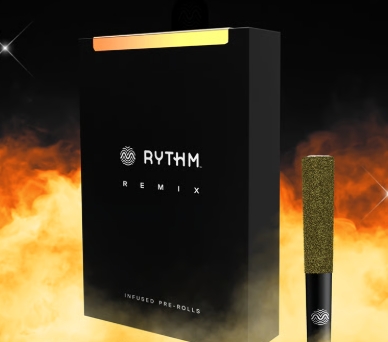 Photograph of product: Rythm REMIX | Mai Tai (S) | 1g x 5ct Infused Pre-Roll Pack