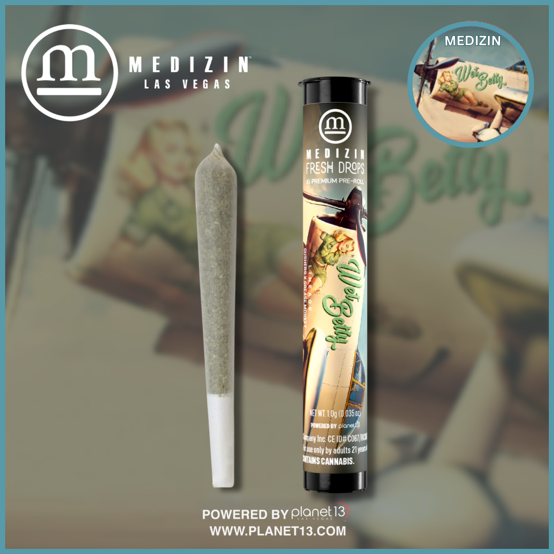 Photograph of product: Medizin Wet Betty Pre-Roll 1g