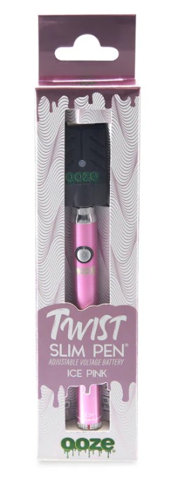 Photograph of product: CTRN | Twist Slim Pen | Smart USB  320 mAH Battery | Ice Pink | 1