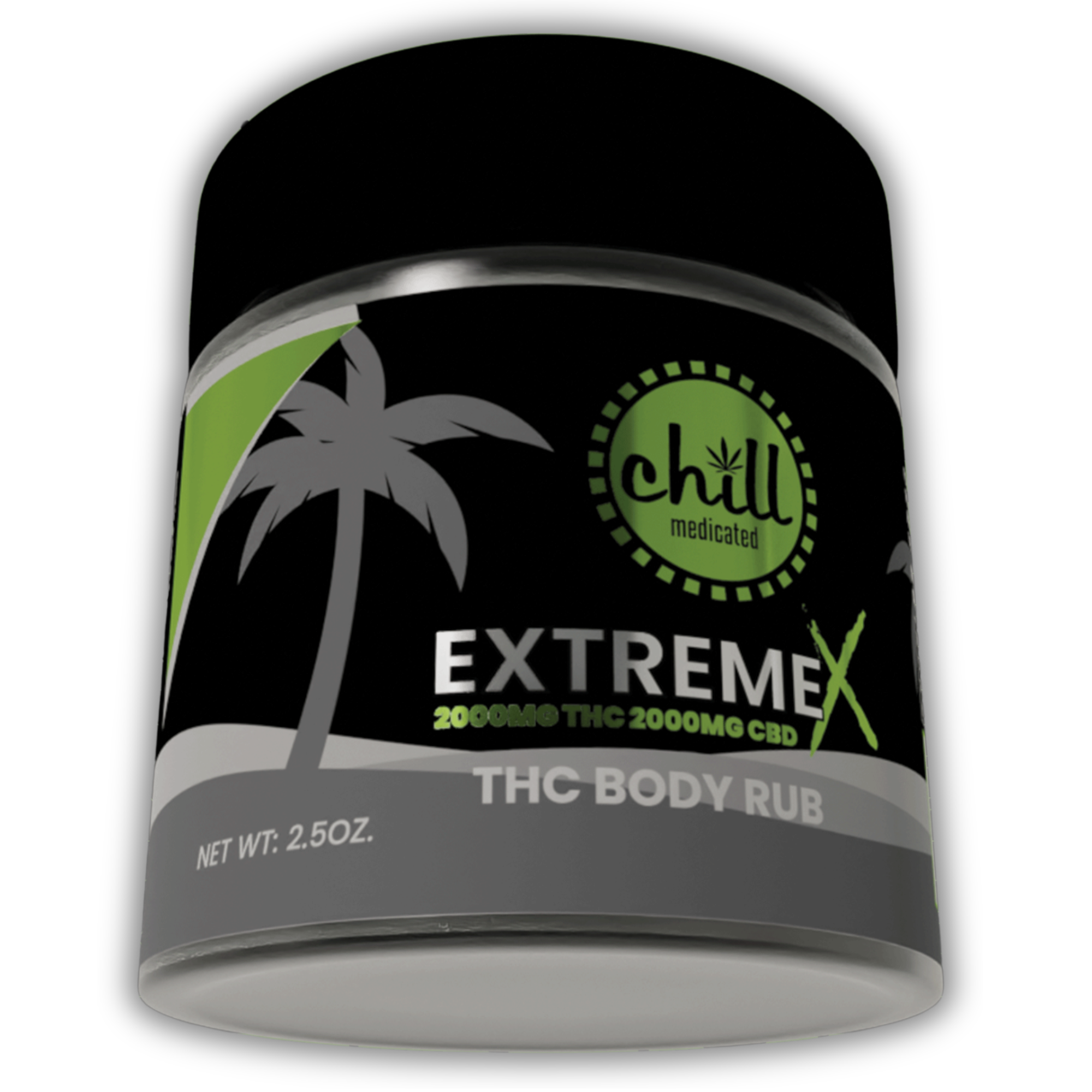 Photograph of product: Chill Medicated | Rub | Extreme X TH-oui/CBD 1:1 (2000mg TH-oui : 2000mg CBD)