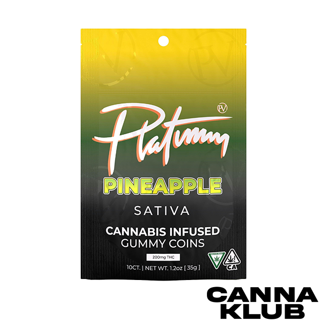 Photograph of product: 200MG PINEAPPLE GUMMIES