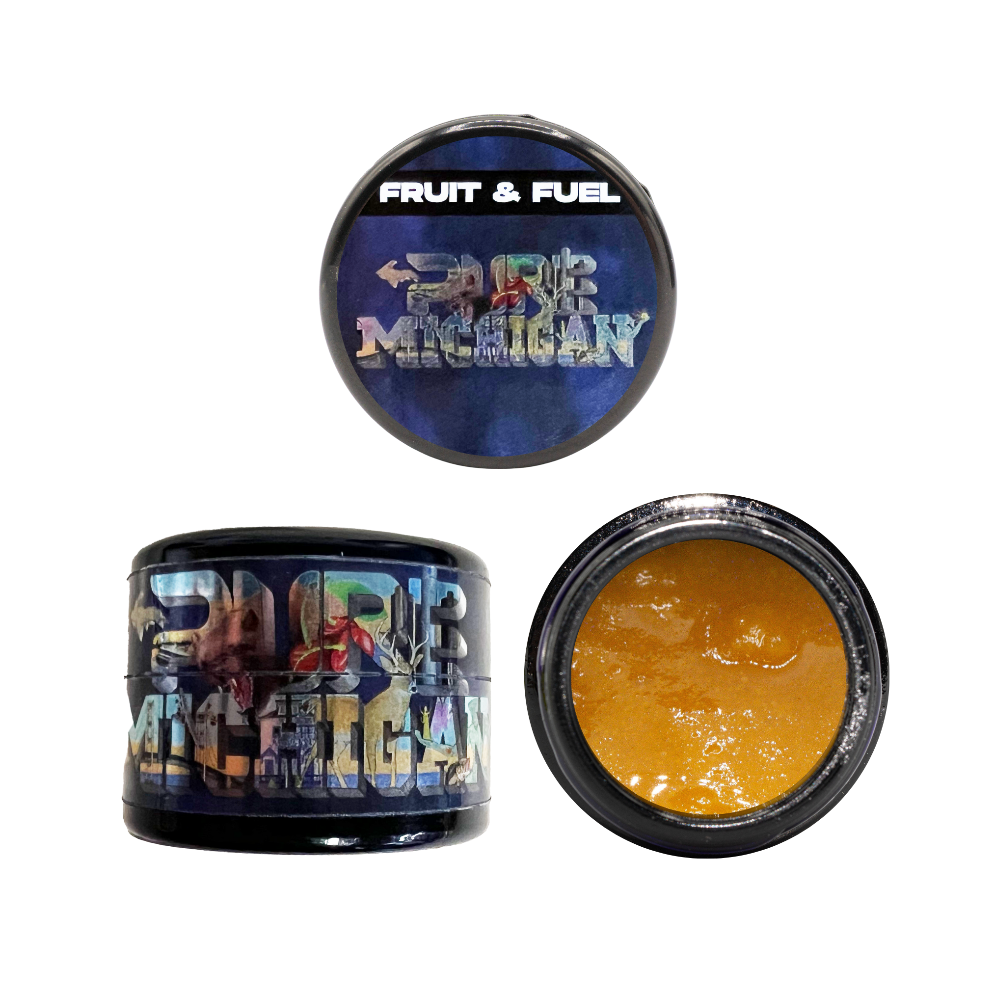Photograph of product: Fruit & Fuel - Live Resin Baller Jar - Pure Michigan (3.5g)