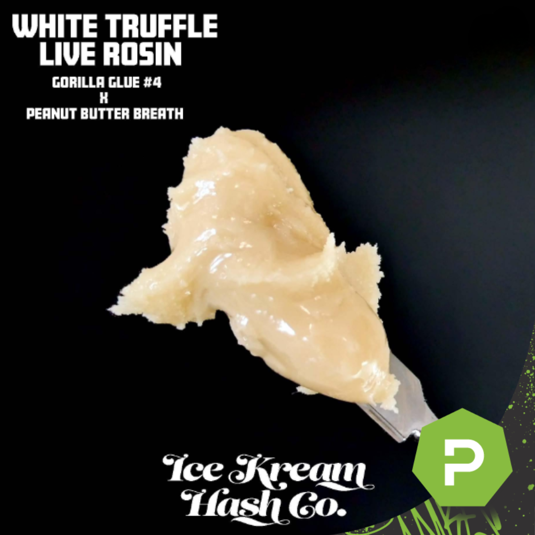 Photograph of product: Ice Kream au chocolat Co. Live Rosin | White Truffle