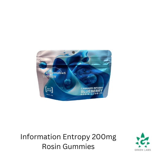 Photograph of product: (REC) Information Entropy 200mg RSO Gummies - Blueberry
