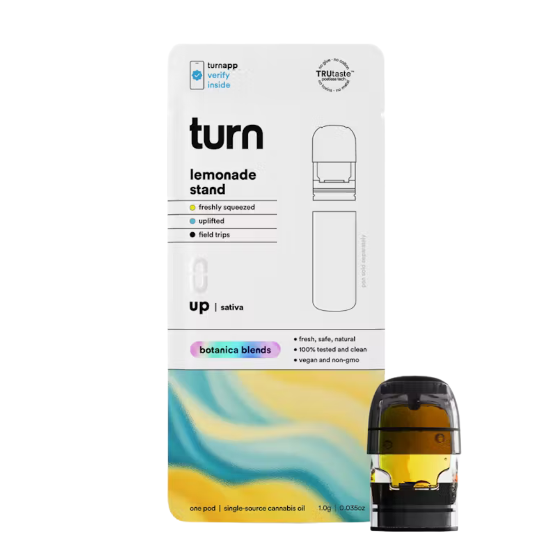 Photograph of product: LEMONADE STAND BOTANICALS BLEND TURN UP POD