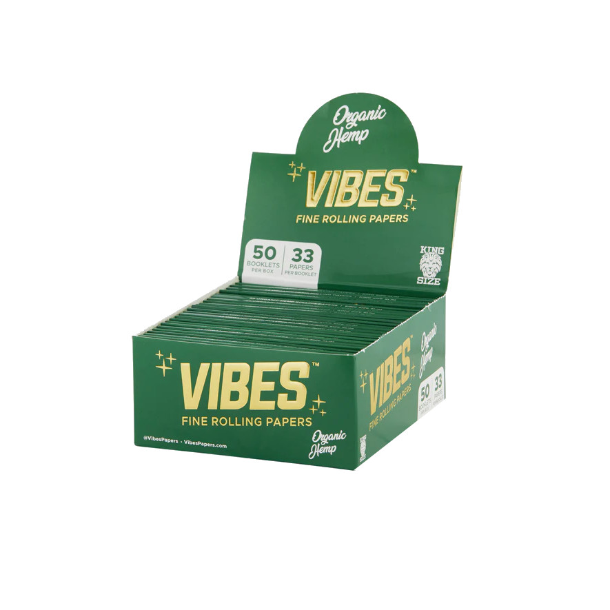 Photograph of product: Vibes - Organic Hemp King Size Rolling Papers