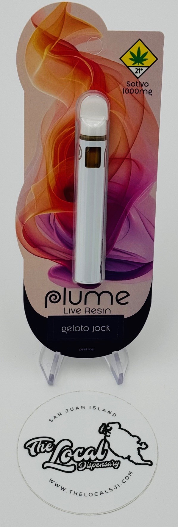 Photograph of product: Gelato Jack Live Resin Disposable Cartridge