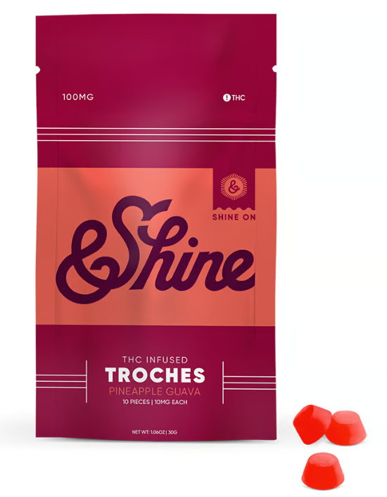 Photograph of product: 10ct/10mg Troches (Pineapple Guava)