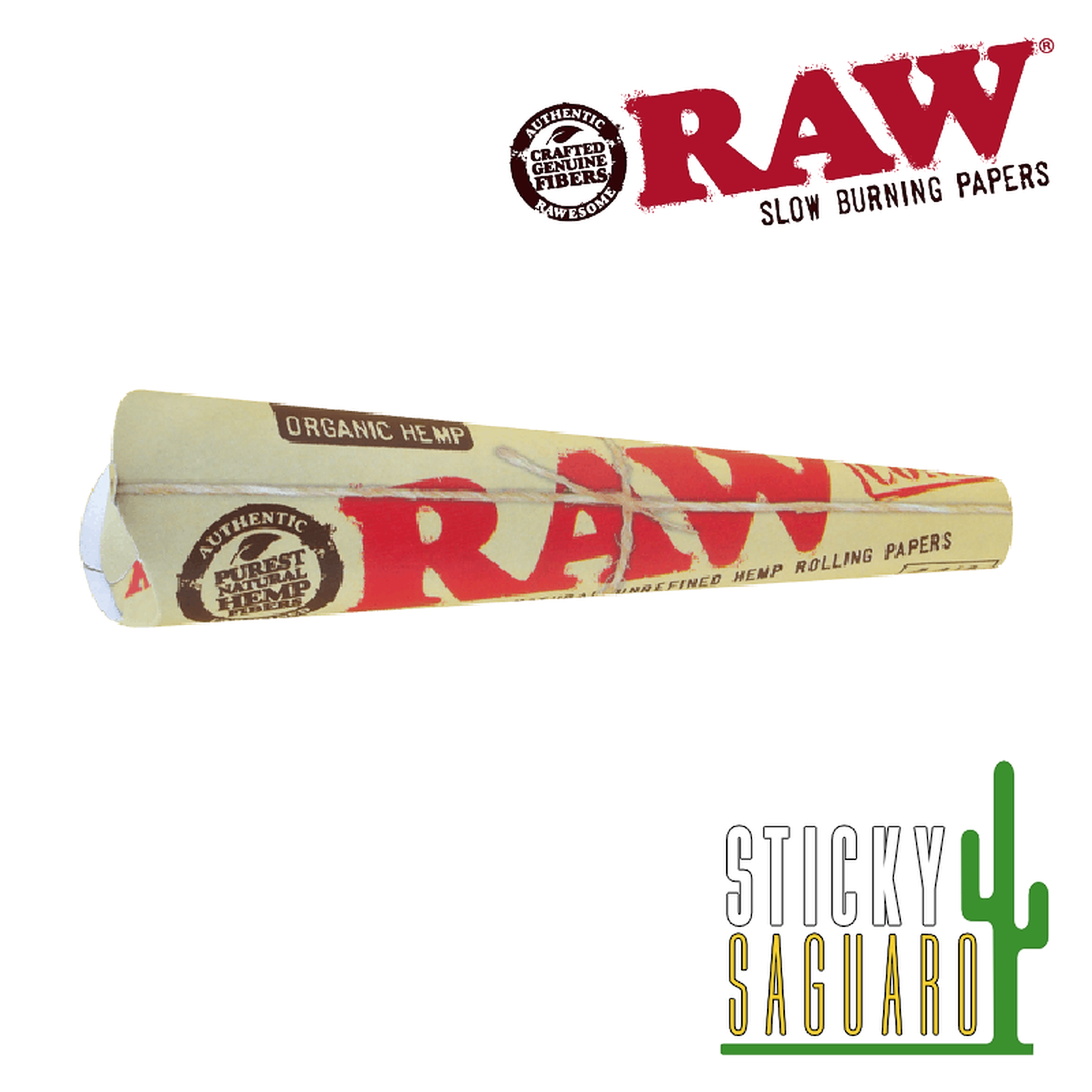 Photograph of product: Raw Organic Cones 1 1/4in - 6pk (GS)
