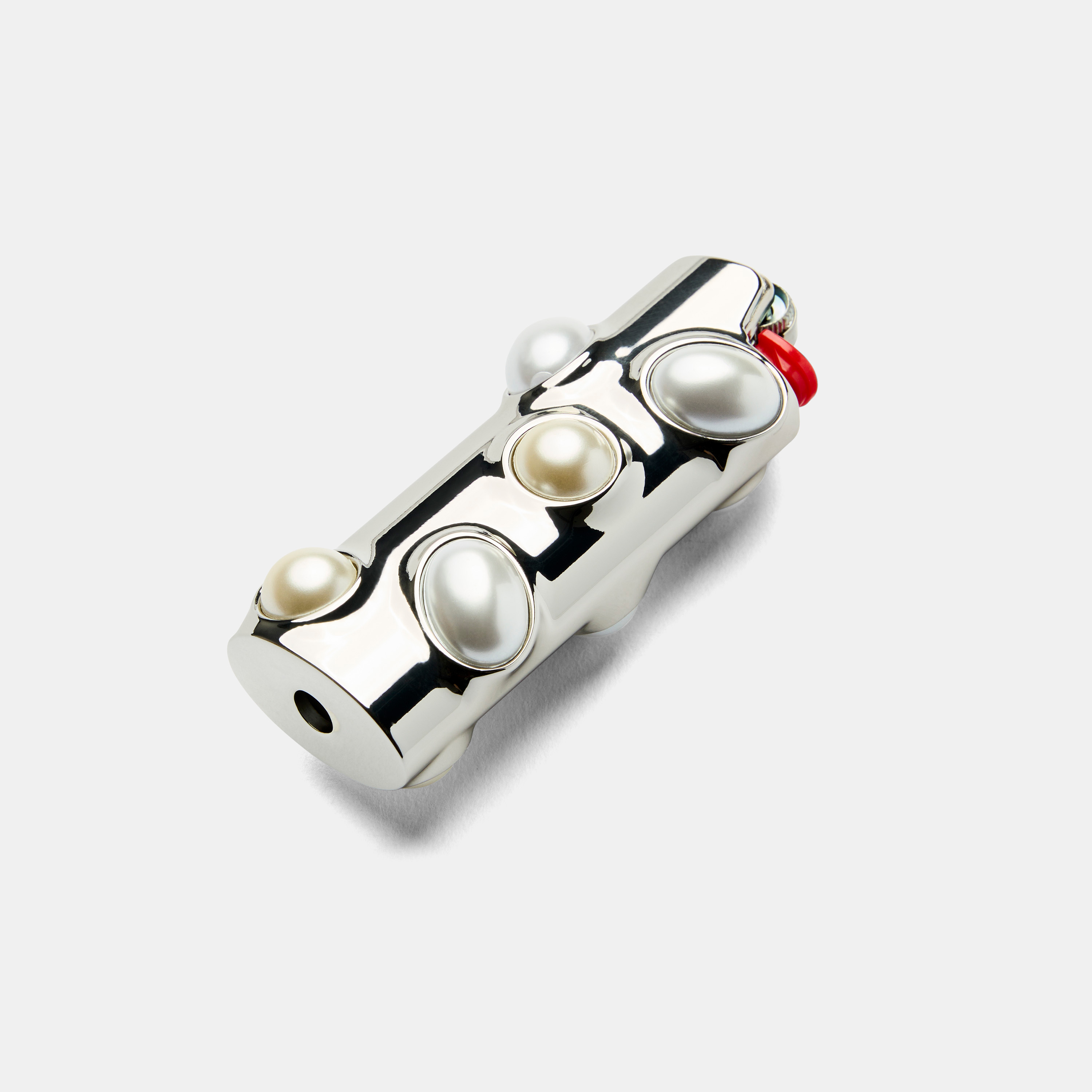 Photograph of product: Gemstoned Lighter Case | Pearl