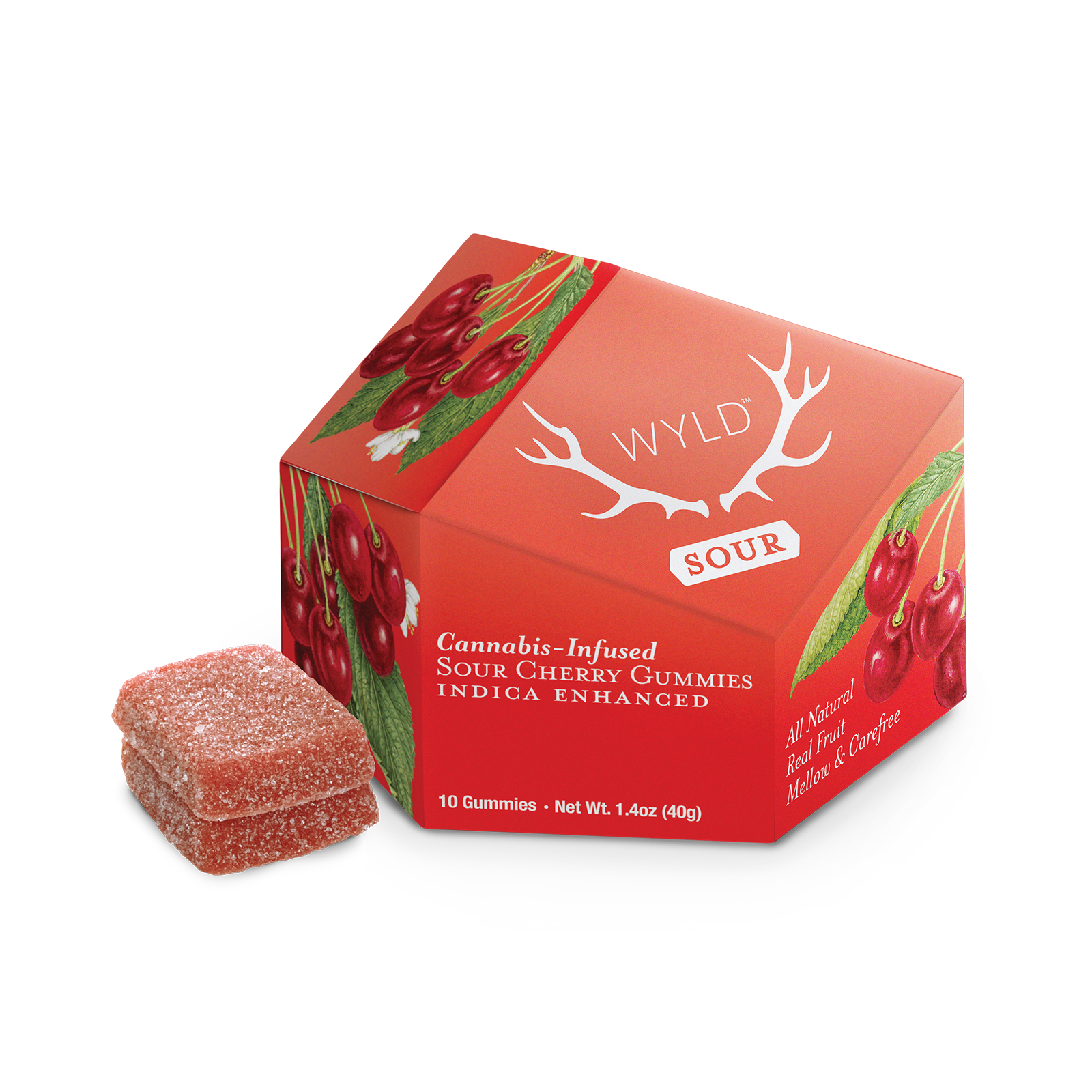 Photograph of Product: Sour Cherry Indica Enhanced Gummies