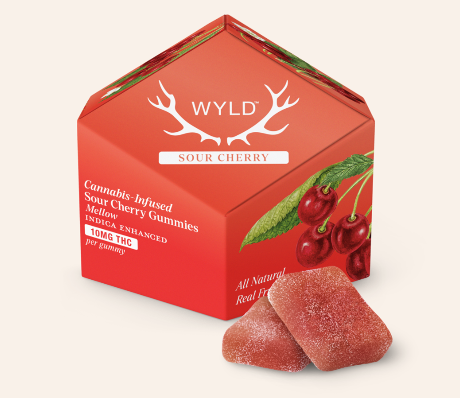 Photograph of product: Sour Cherry | 10pk | 100mg (Free Gummies)