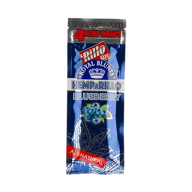Photograph of product: 4pk Blueberry Flavored Hemp Wraps