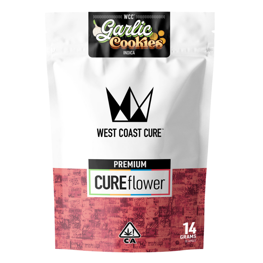 Photograph of product: GARLIC COOKIES 14G - WEST COAST CURE