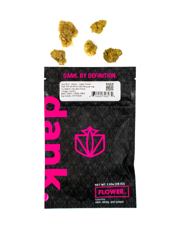 Photograph of product: Dank Larry Bird Flower 3.5g
