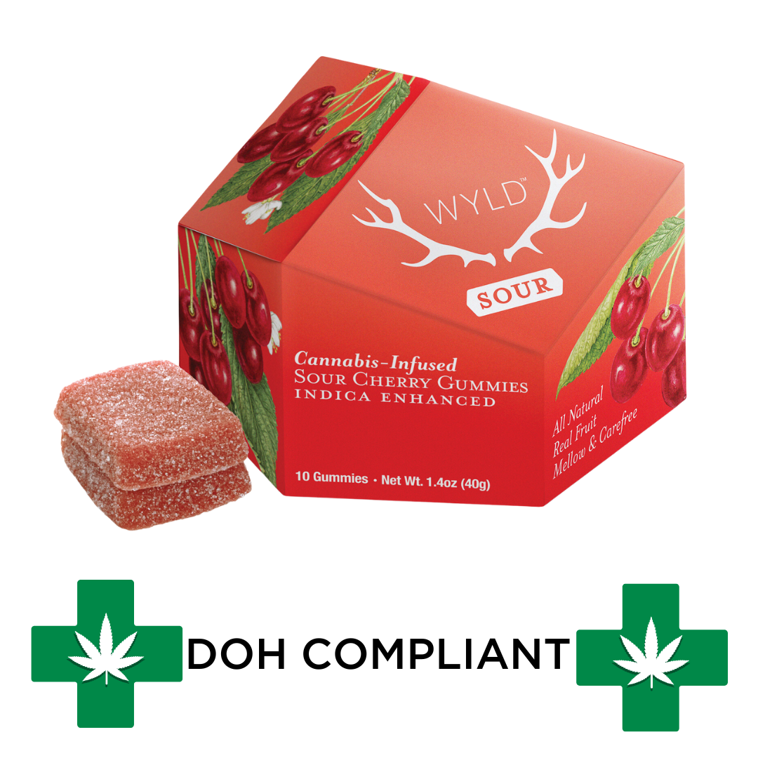 Photograph of product: DOH | Sour Cherry Gummies | 10pk