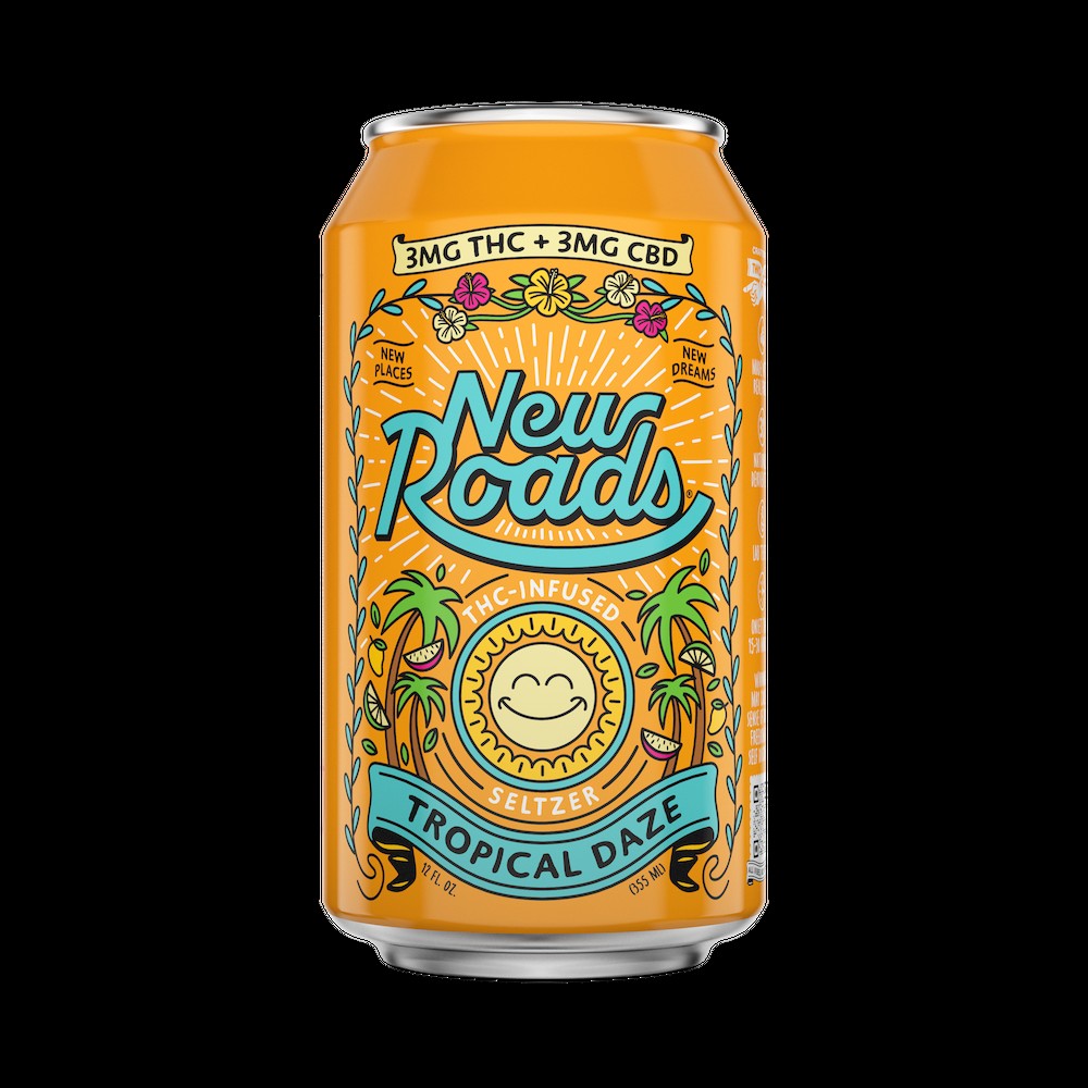 Photograph of product: Beverage | New Roads | Tropical Daze Seltzer | Single