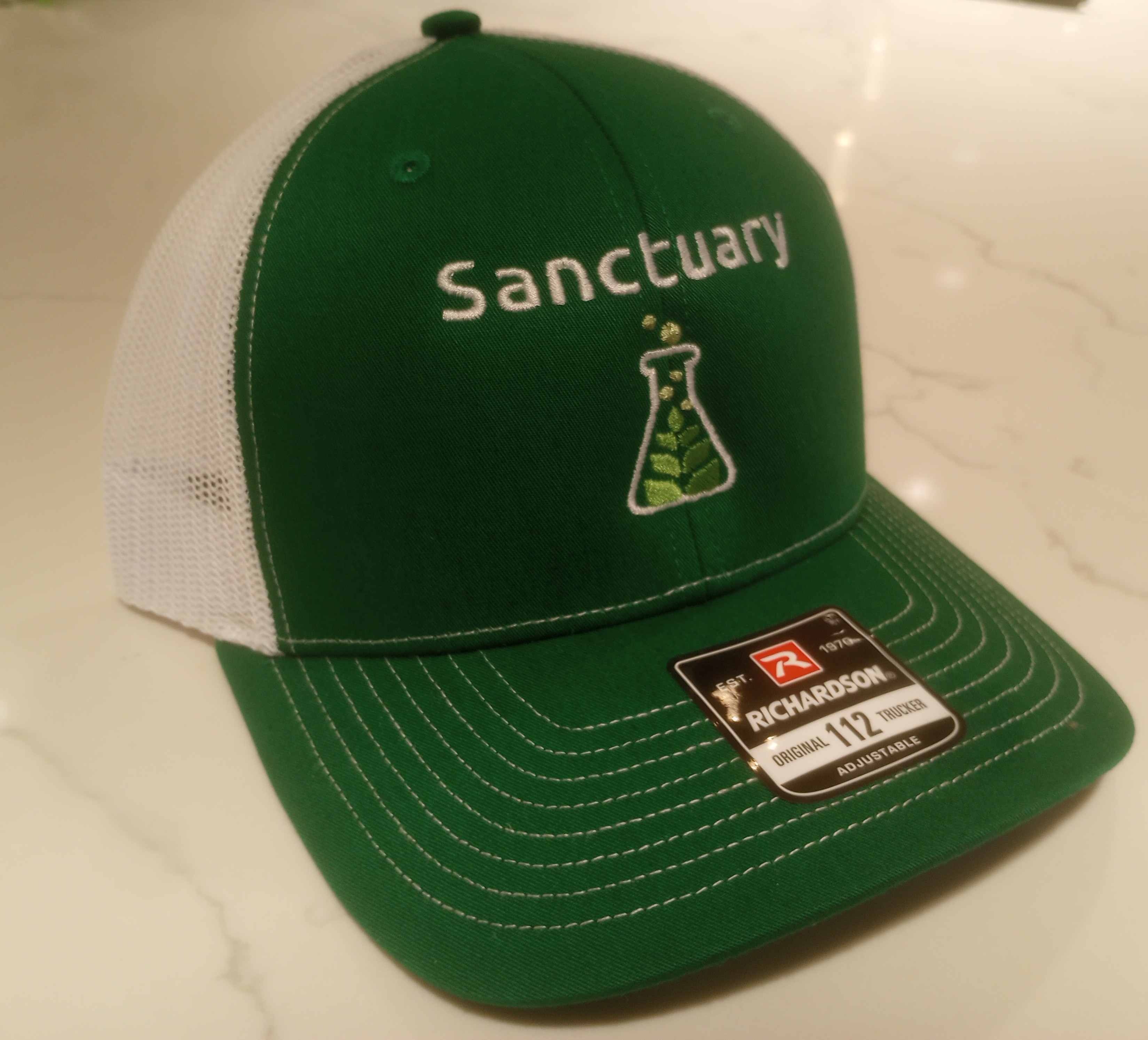 Photograph of product: Hat - Sanctuary Beaker Green/White Trucker