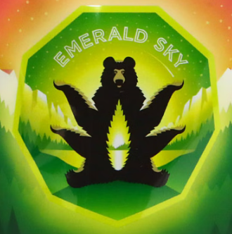 Photograph of product: Emerald Sky Hard Fruit Drops Sunset Punch Sleep Oui'd 100mg