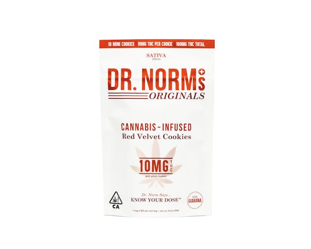 Photograph of product: Red Velvet Cookies | 10pk 100mg