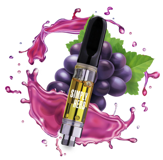 Photograph of product: Simply Herb - Grape Escape 1g Vape Cart