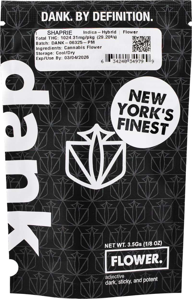 Photograph of product: Dank | Sharpie | Sungrown | 3.5g