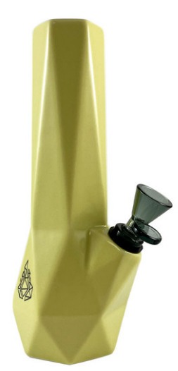 Photograph of product: BRNT Designs Ceramic Hexagon Water Pipe (Pastel Sun)