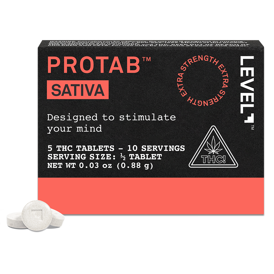 Photograph of product: LEVEL - Oui'd Protab. Extra Strength 5pk | 20mg TH-oui per Tablet