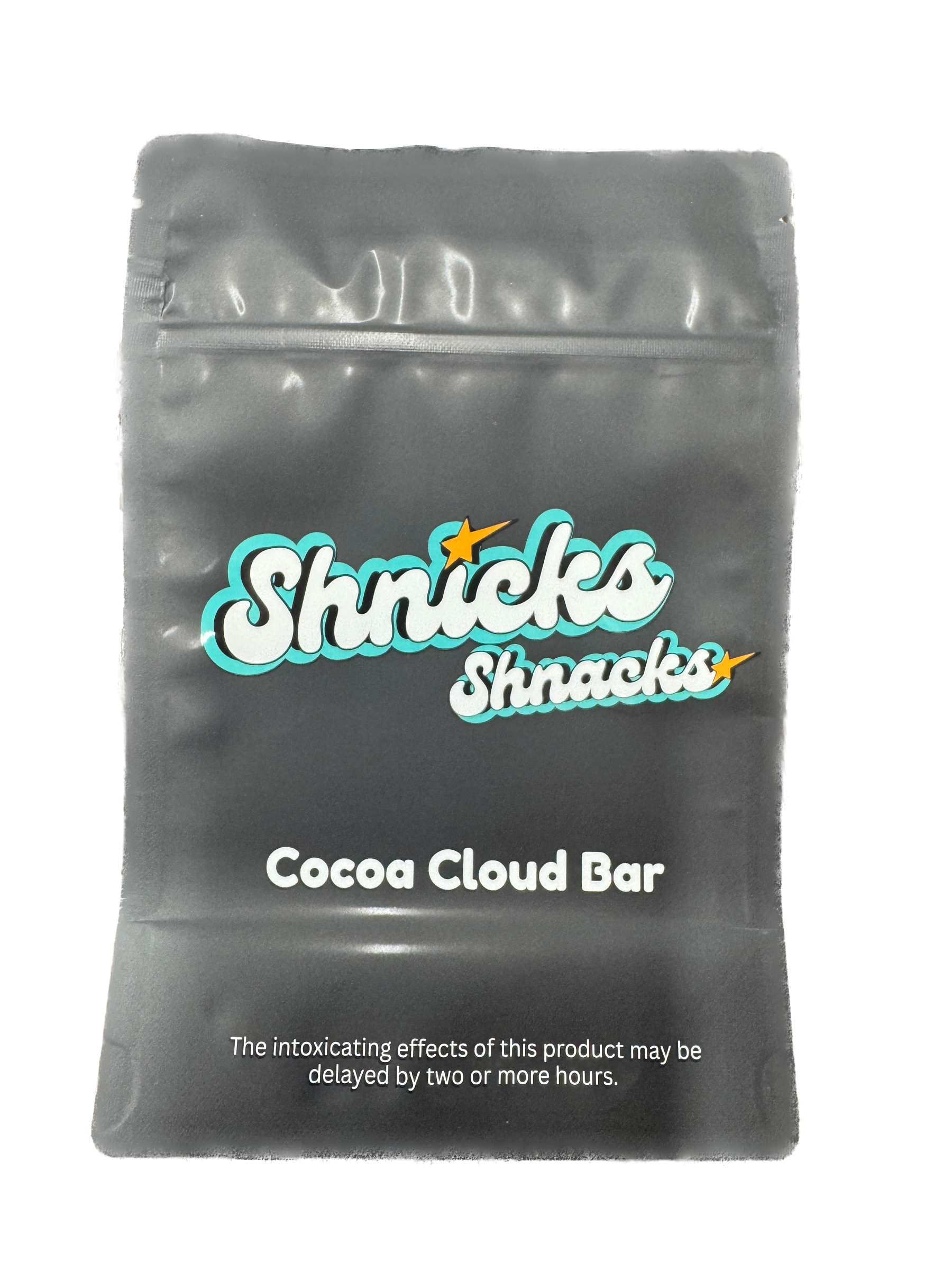 Photograph of product: Shnicks Shnacks | Cocoa Cloud Bar | 1 Pack (10mg)