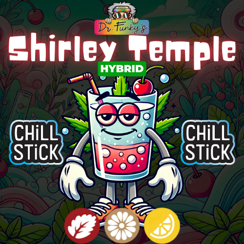 Photograph of Product: Dr. Funky's- Infused Pre-Roll-Chill Stick-Shirly Temple