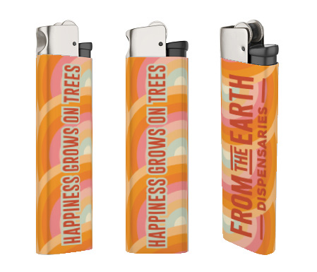 Photograph of Product: From the Earth Rainbow BIC Lighter