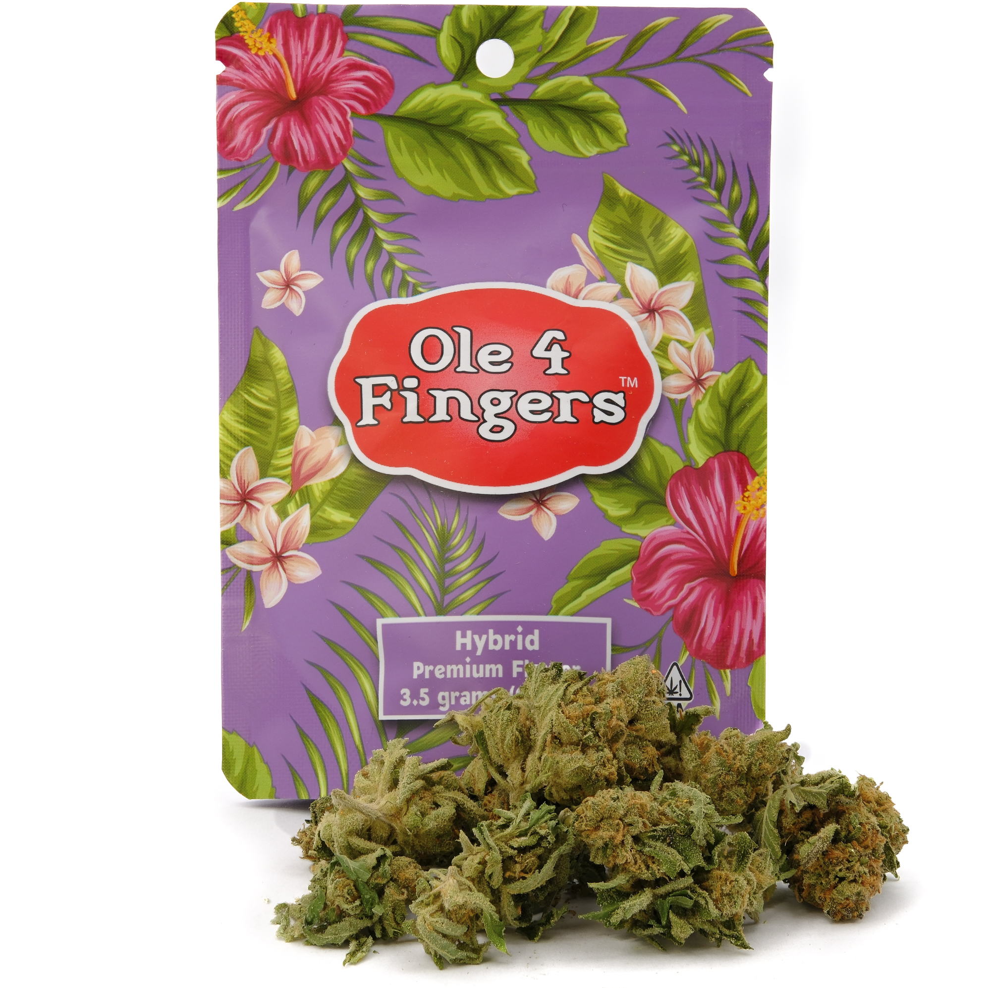 Photograph of product: Zushi 3.5g Smalls Bag - Ole' 4 Fingers