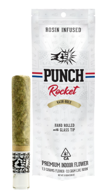 Photograph of product: THE JUDGE X GRAPE GAS 1.6G ROSIN INFUSED PREROLL