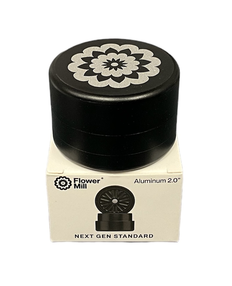 Photograph of product: Flower Mill Mini Grinder Black