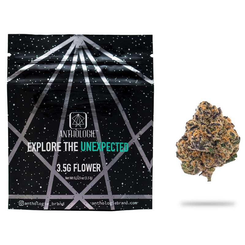Photograph of product: Anthologie | Flower | Blueberry Drip | 3.5g