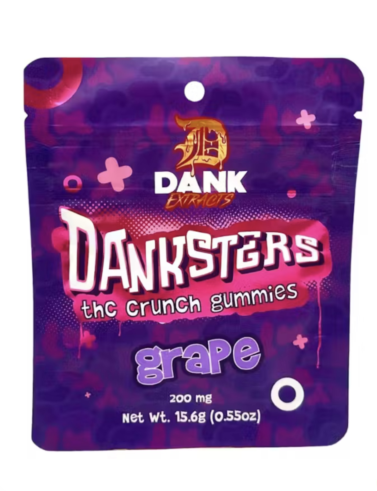 Photograph of product: AU Danksters: Grape Nerdz 200MG (4X50MG)