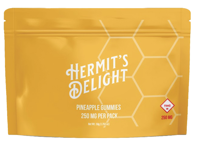 Photograph of product: Pineapple - Hermit's Delight - 250mg Gummies