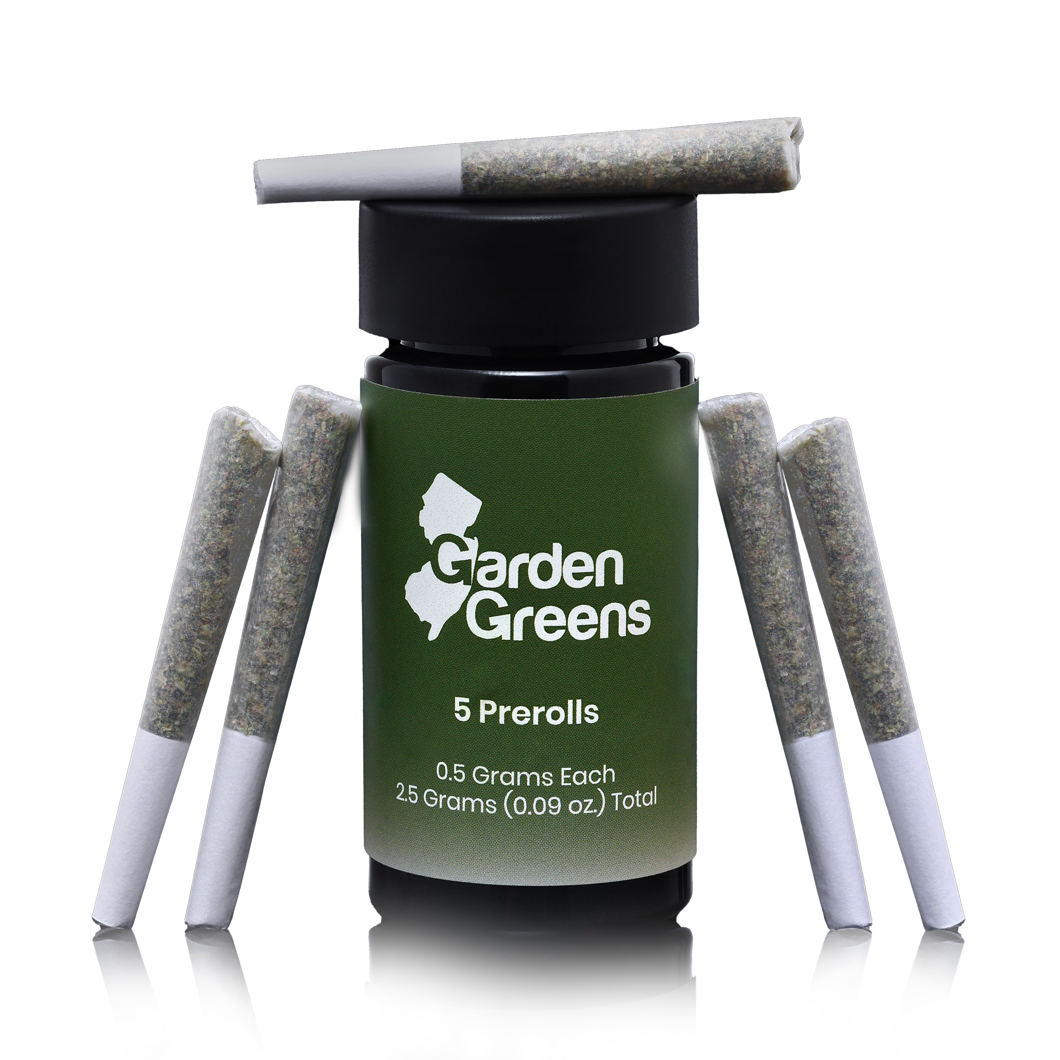 Photograph of product: Garden Greens | Pre-Roll Pack | Blueberry Cruffin | 2.5g/5pk