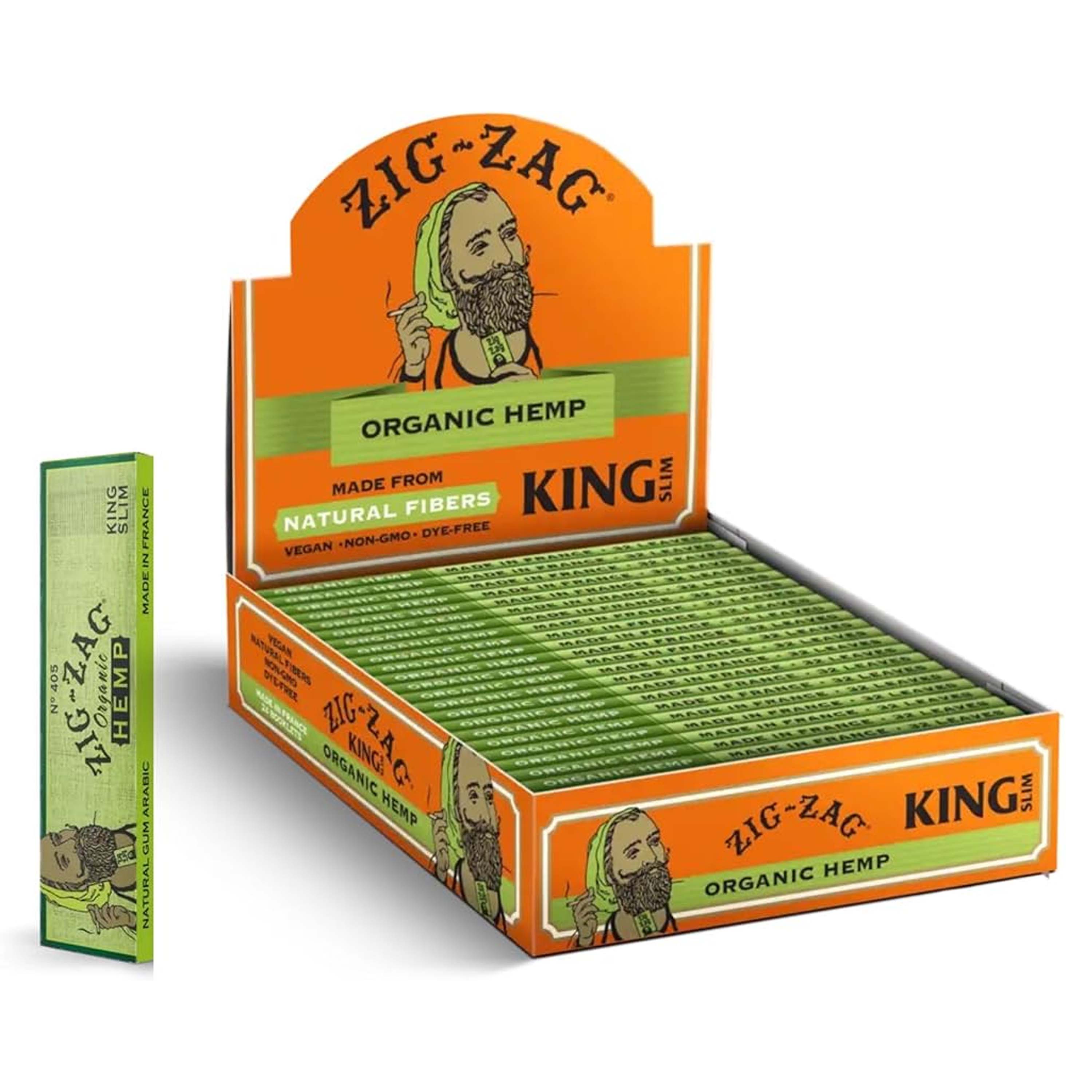 Photograph of product: Zig Zag - Organic Hemp - King Slim