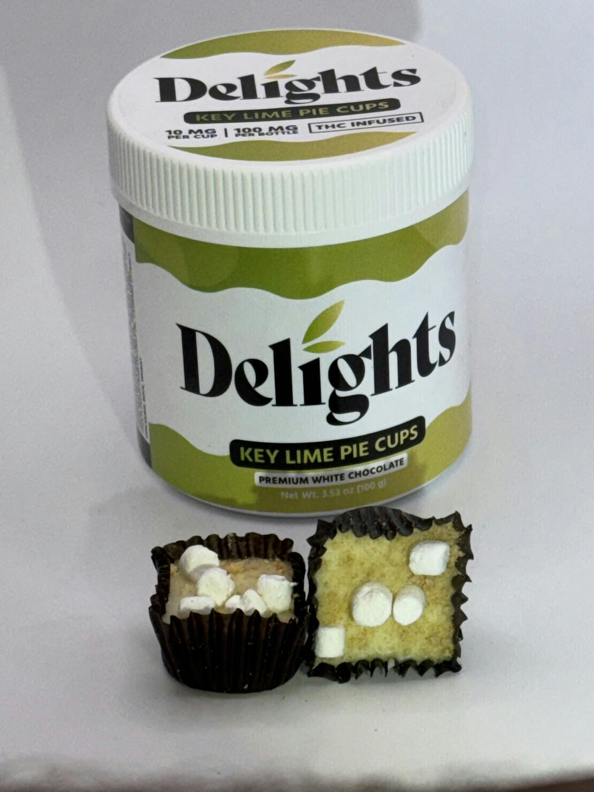 Photograph of product: Delights | Key Lime Pie Bites | 10mg 10pk
