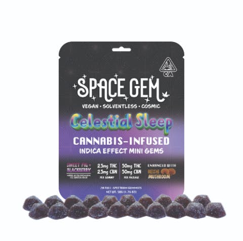 Photograph of product: Sweet Fig & Sweet Blackberry Oui'd Effect Mini Gems 20 pc | 50mg TH-oui : 50mg CBN - Sales Floor