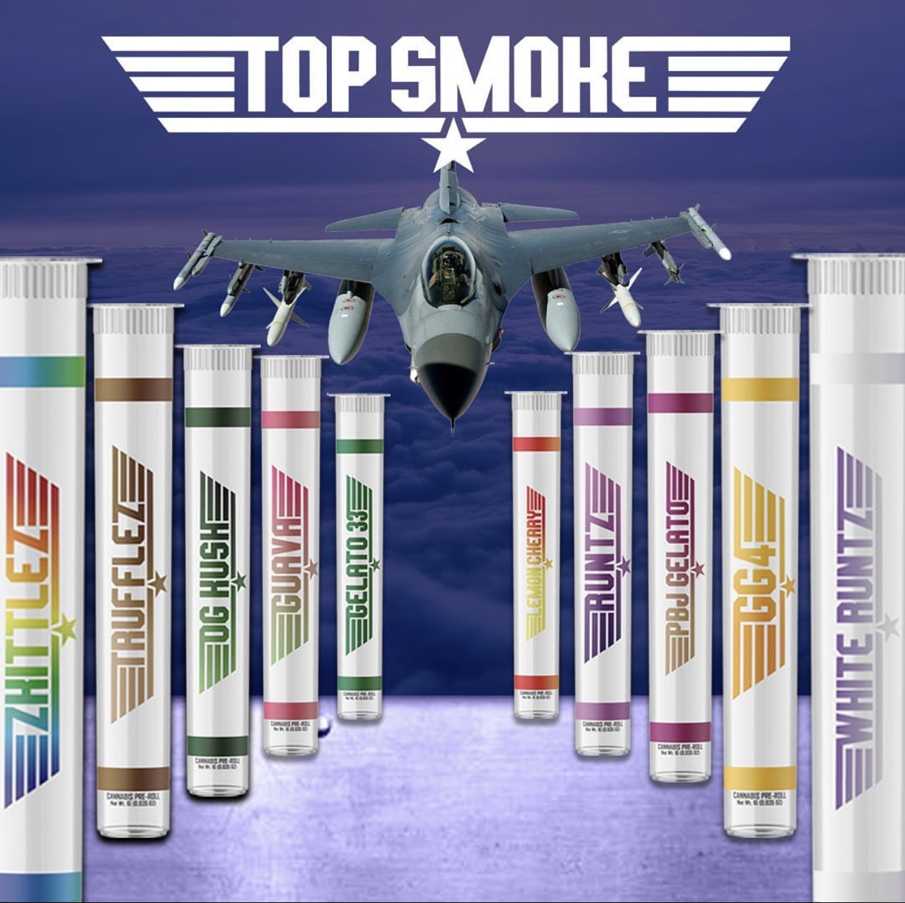 Photograph of product: TOP SMOKE - LEMON CHERRY PREROLL