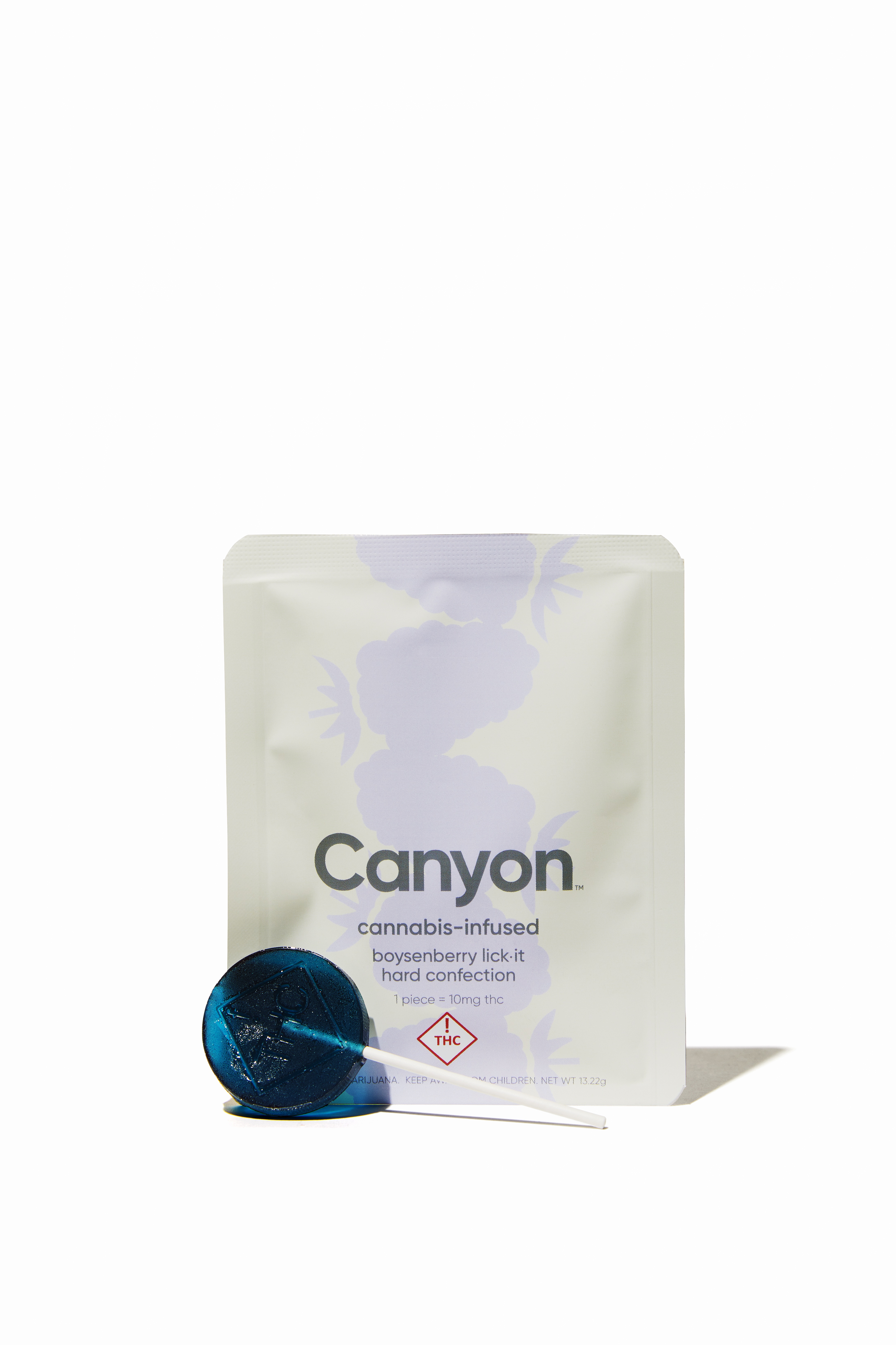 Photograph of product: Canyon | 10mg Sucker | Boysenberry