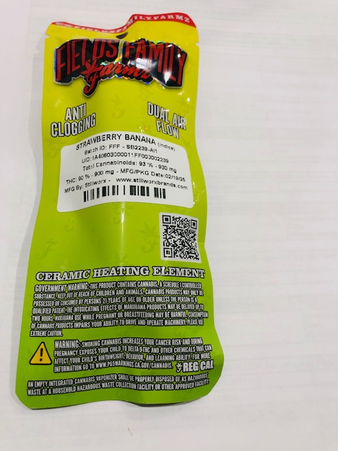 Photograph of product: STRAWBERRY BANANA IG ALL IN ONE - 1 G