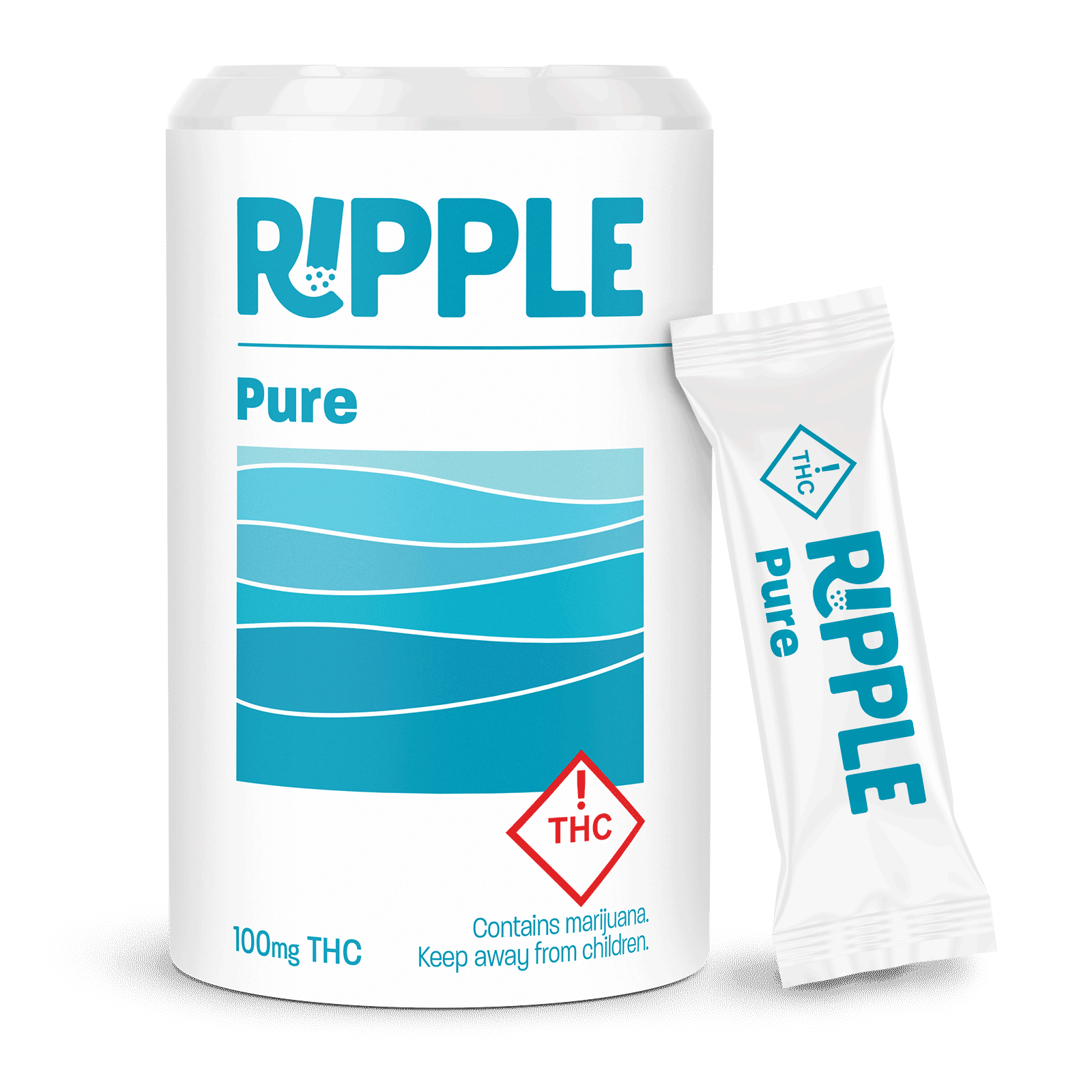 Photograph of product: Ripple | 100mg | Pure | Oui'd