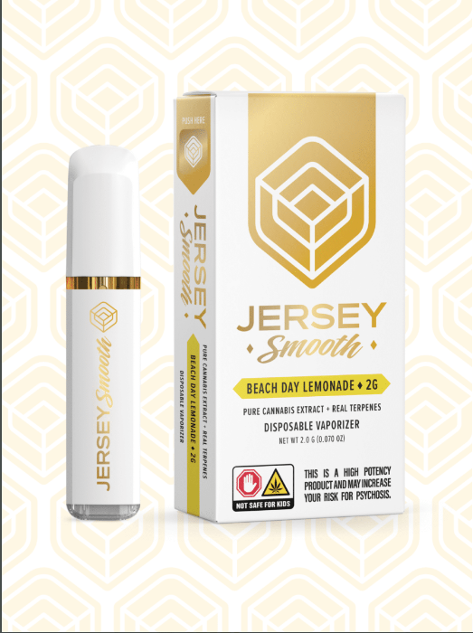 Photograph of product: Beach Day Lemonade | 1 g Cart |  (Disposable) Jersey Smooth