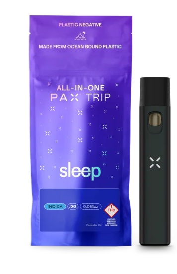 Photograph of product: PAX Trip Effects Sleep All-in-One 500mg