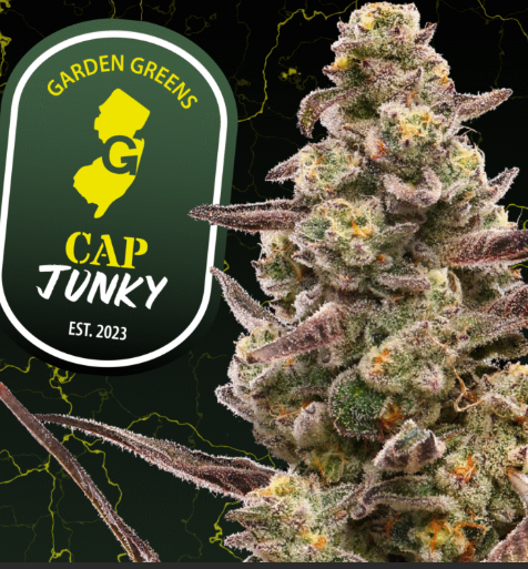 Photograph of product: Garden Greens - Cap Junky - - Big Buds - 7g